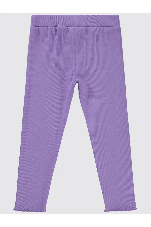 Collants pour filles de 10 à 13 ans, couleur lilas métallisé - Emballage