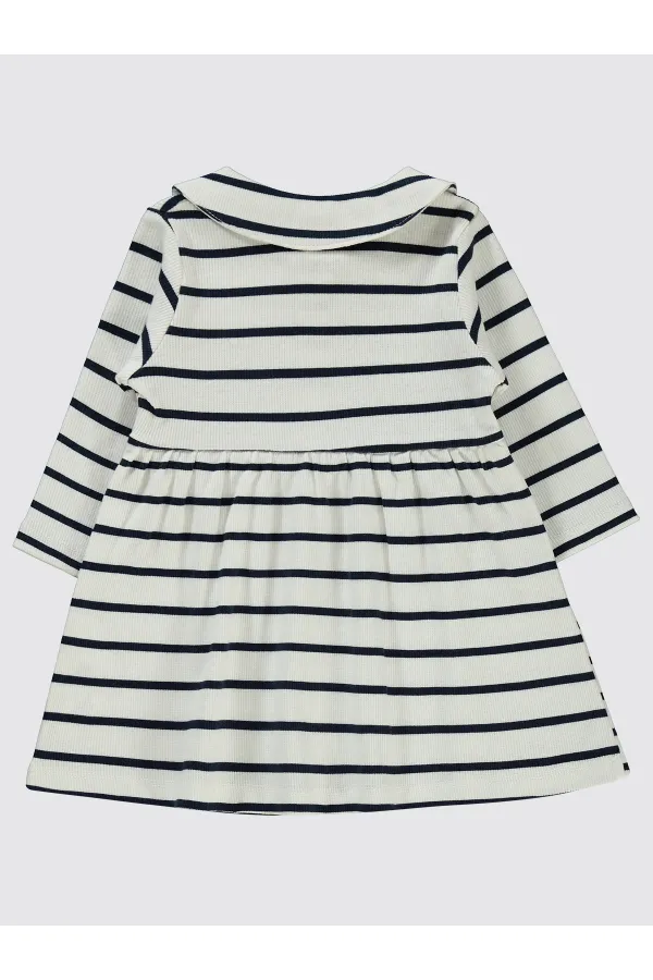 Bebek Jile ve Elbise 0-24 Ay Lacivert - Paket