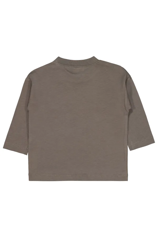 Bebek Sweatshirt 0-24 Ay Füme - Paket