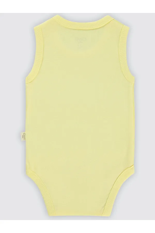 Baby Snap Bodysuit 0-24 Months Yellow - Pack Baby Snap Bodysuit 0-24 Months Yellow - Pack