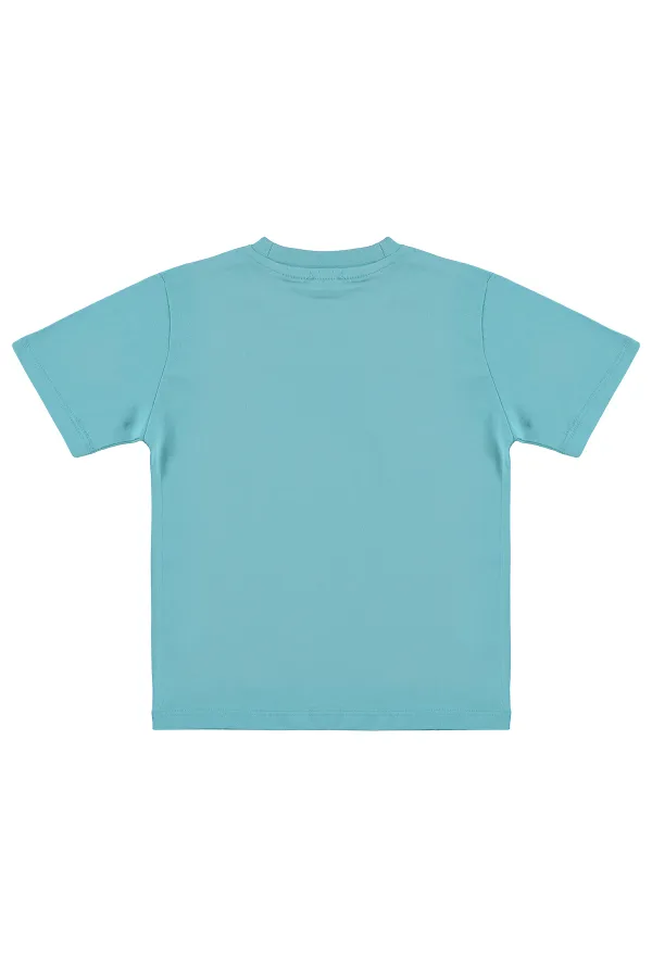 T-shirt garçon KM 2-5 ans Menthe foncée - Lot
