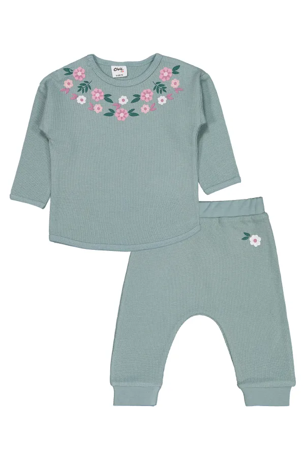 Baby Set 0-24 Months Almond Green - Package
