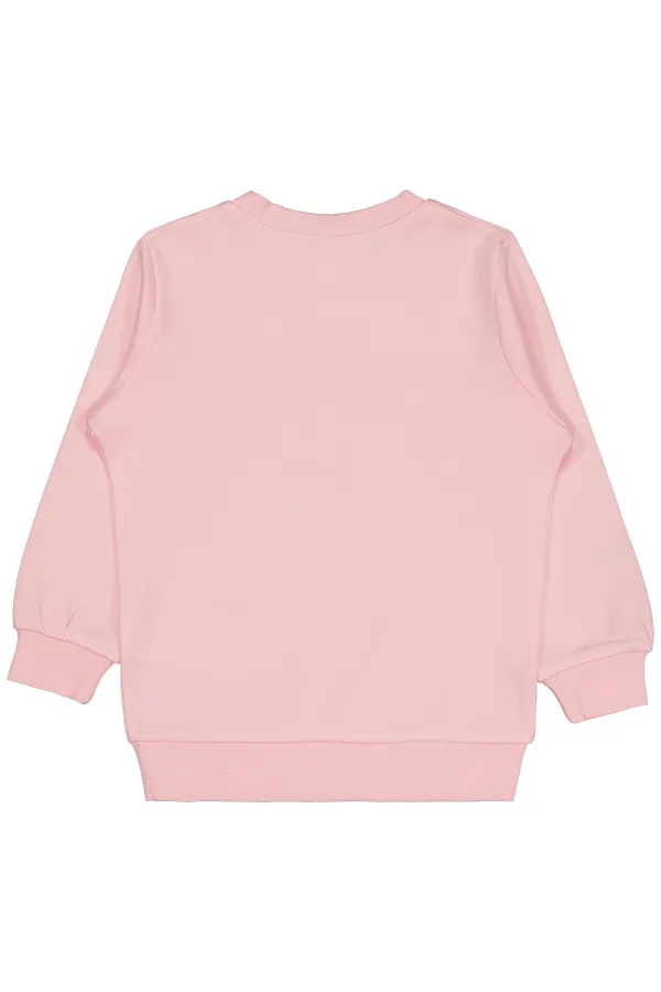 Kız Çocuk Sweatshirt 2-5 Yaş Pembe - Paket