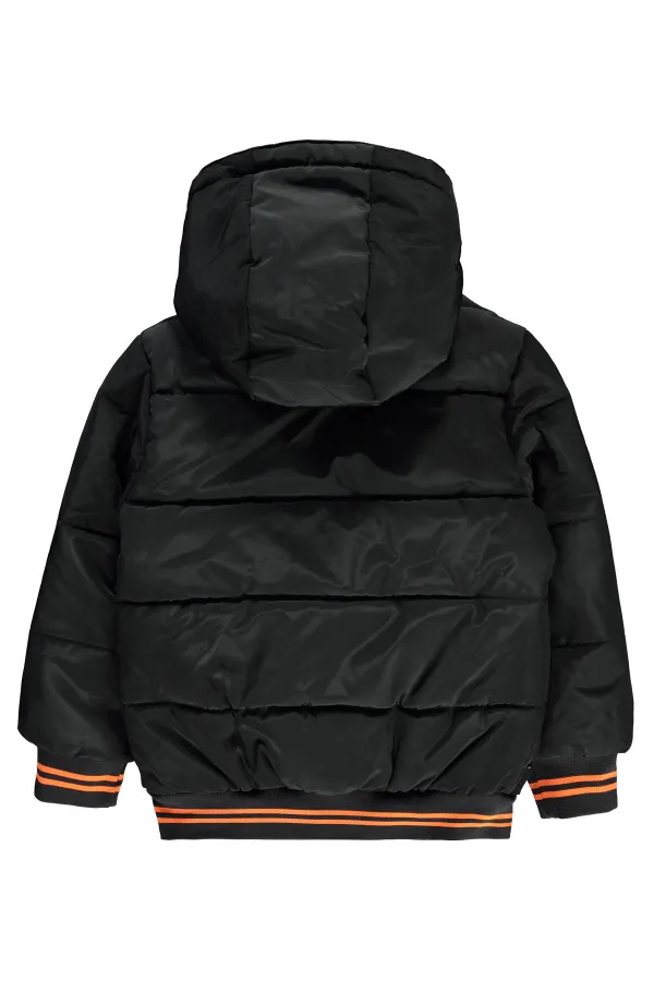 Erkek Çocuk Mont 6-9 Yaş Antrasit - Paket