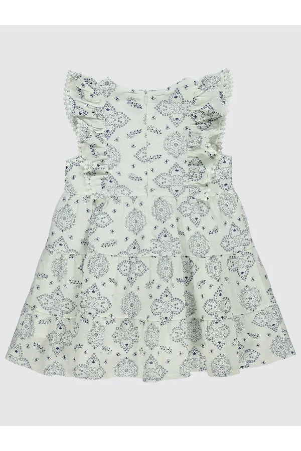 Kız Çocuk Jile ve Elbise 2-5 Yaş Lacivert - Paket