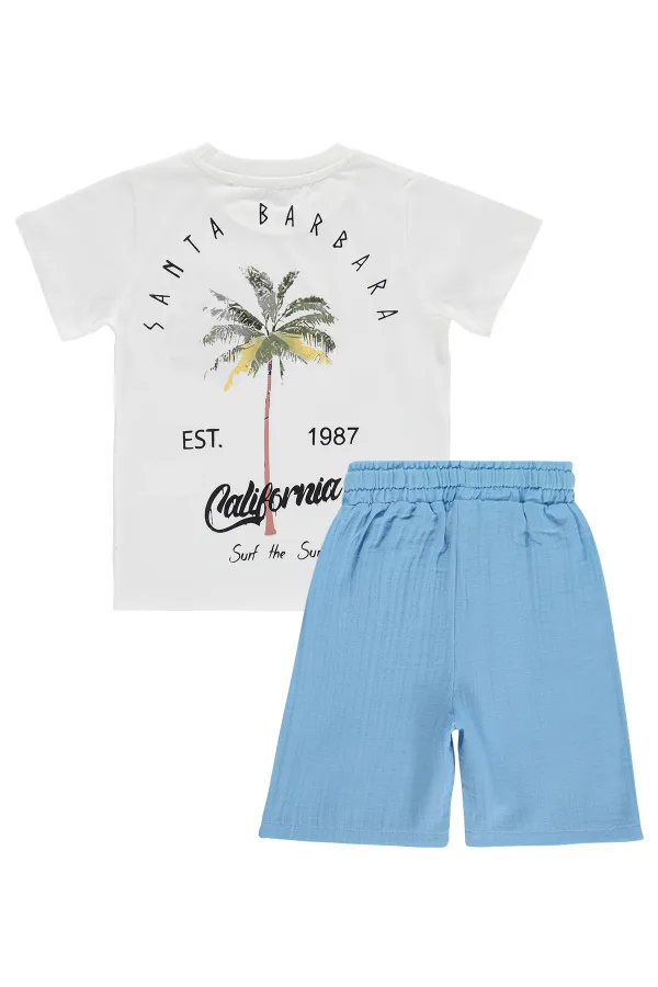 Boys' Team Set 2-5 Years Old, Off-White - Package