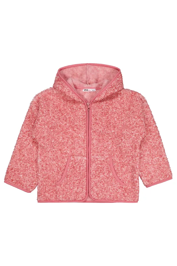 Kız Çocuk Hırka 6-9 Yaş Pembe - Paket