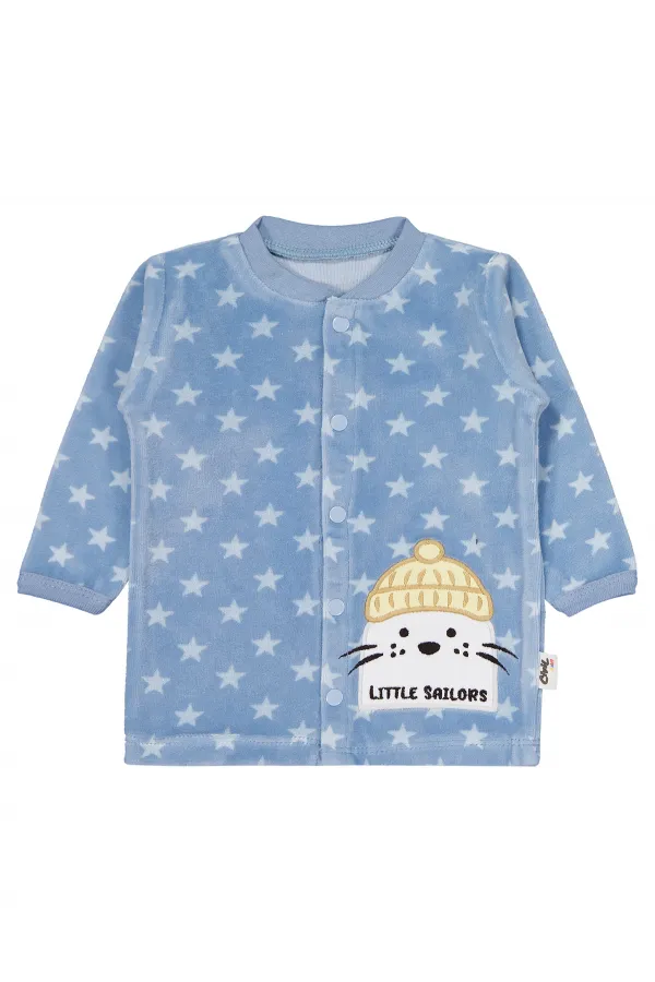 Baby Pajama Set 0-24 Months Ice Blue - Pack