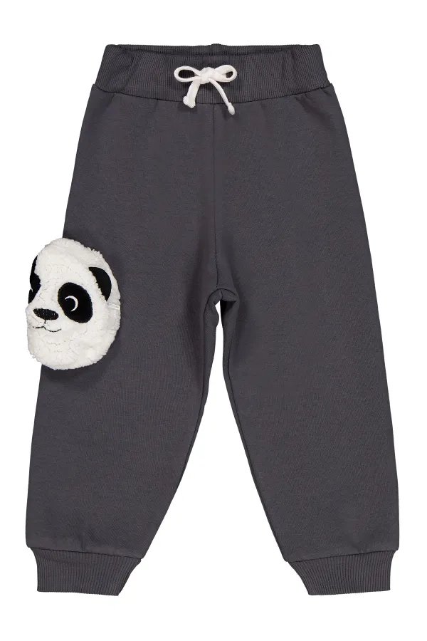 Bas de survêtement garçon 2-5 ans anthracite - Lot