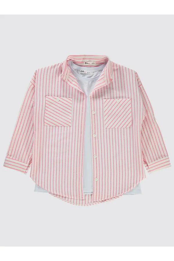 Girl's Shirt 10-13 Years Pink - Package