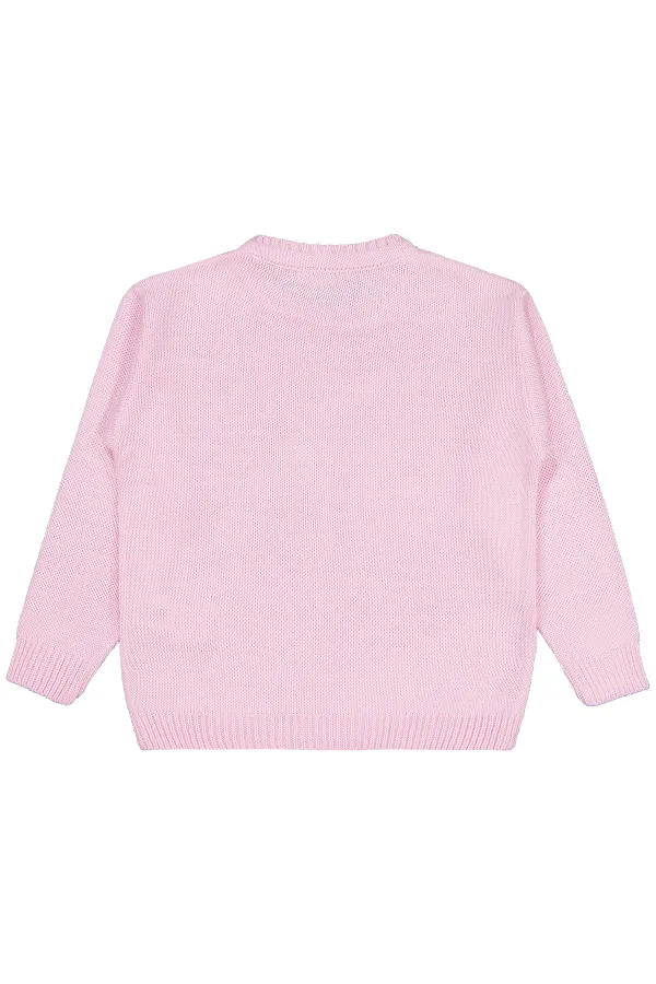 Pull rose pour fille de 6 à 9 ans - Emballage