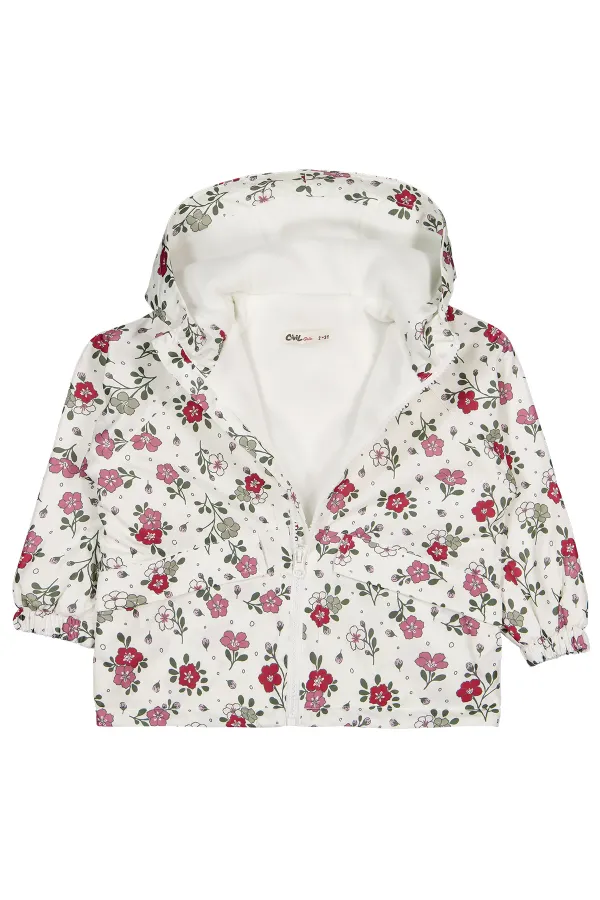 Kız Çocuk Yağmurluk 2-5 Yaş FilDişi - Paket