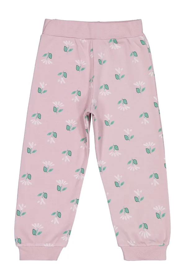 Kız Çocuk Eşofman Altı Km 2-5 Yaş Açık Gül Kurusu - Paket