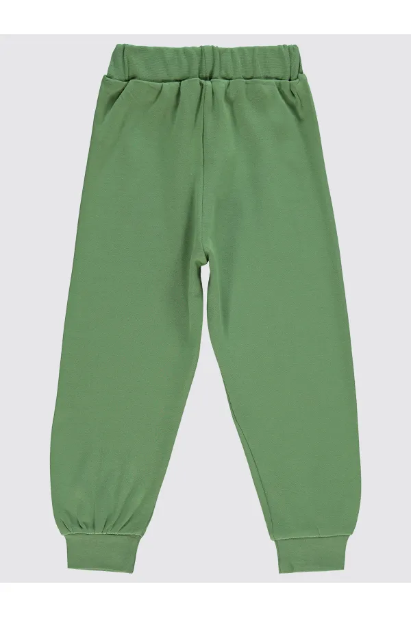 Bas de survêtement garçon 2-5 ans kaki clair - Lot