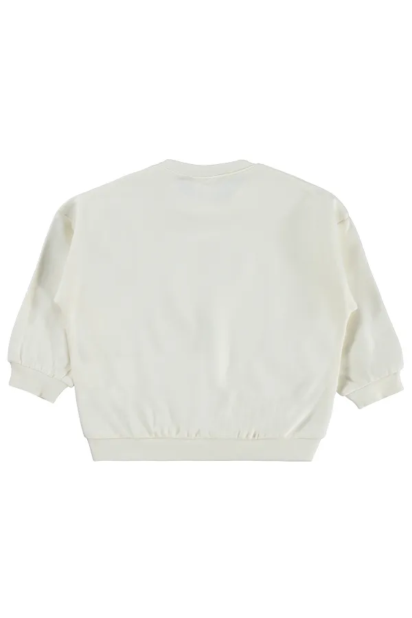 Bebek Sweatshirt 0-24 Ay Ekru - Paket