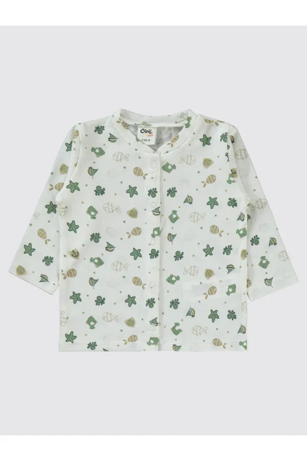 Baby Pajama Set 0-24 Months Ecru - Package