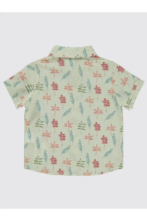 Bebek Gömlek 0-24 Ay Ekru - Paket