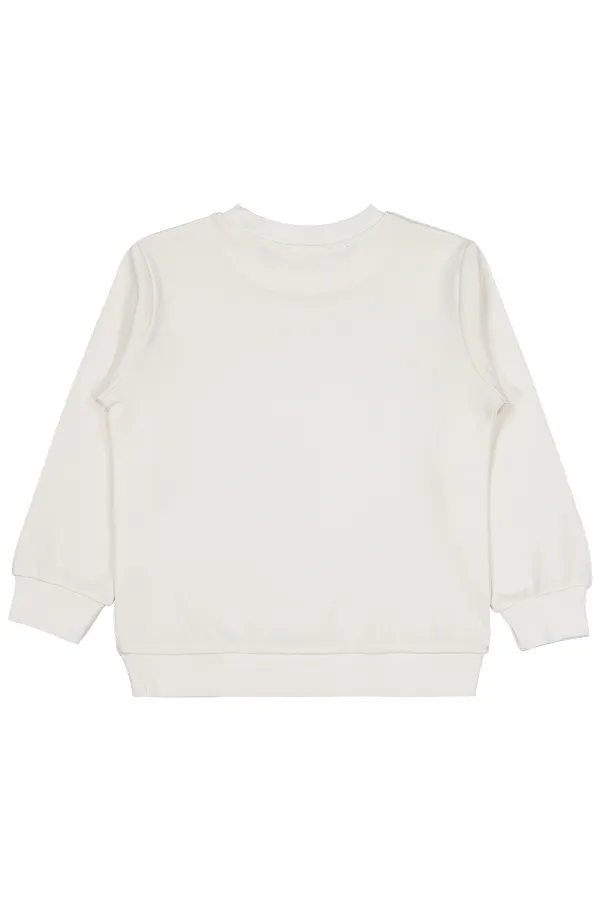 Girls Sweatshirt Km 2-5 Years Ecru - Package