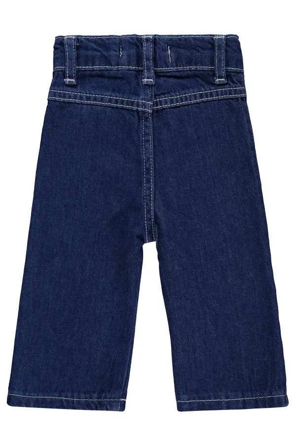 Bebek Pantolon Kot 6-18 Ay Mavi - Paket