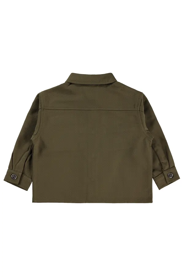 Boys' Shirt, Ages 2-5, Khaki - Pack