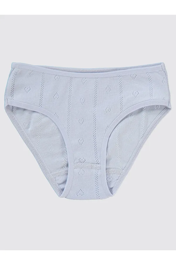 Girl Panties 2-9 Years White-Lilac - Package
