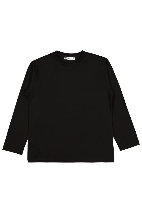Boys Sweatshirt 6-9 Years Black - Pack