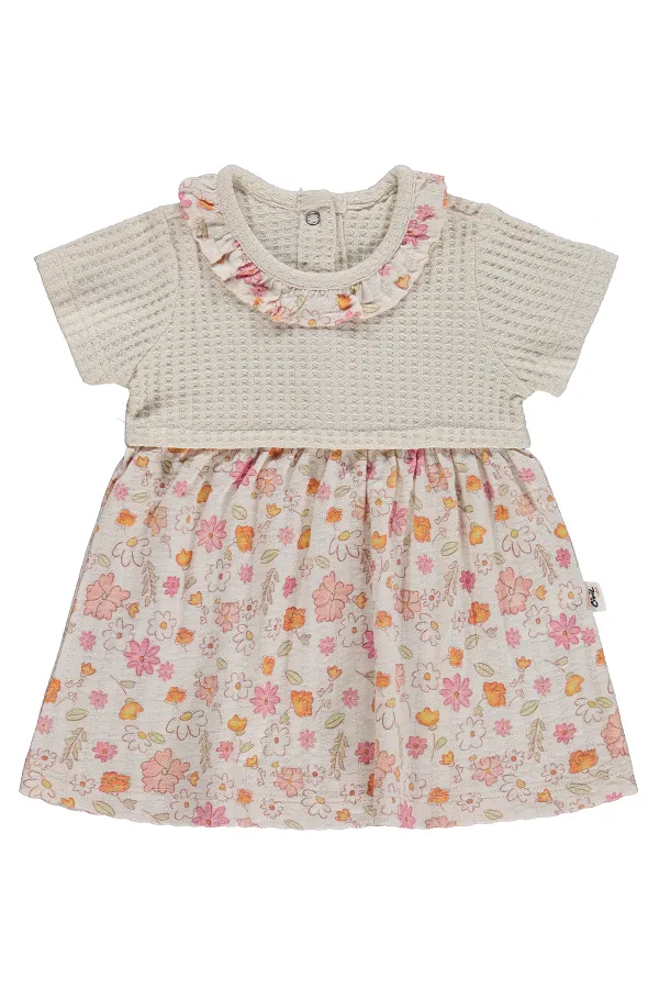 Combinaison et robe bébé 0-24 mois beige - Ensemble Combinaison et robe bébé 0-24 mois beige - Ensemble