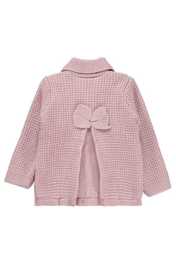 Kız Çocuk Hırka 2-5 Yaş Gül - Paket