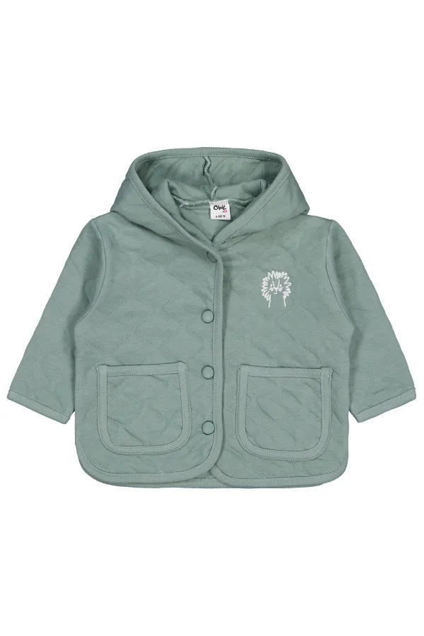 Baby Cardigan 0-24 Months Light Green - Pack