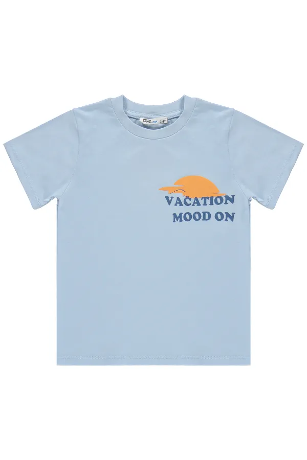 Erkek Çocuk Takım 2-5 Yaş Mavi-İndigo - Paket