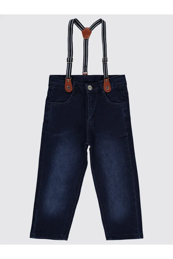 Erkek Çocuk Pantolon 2-5 Yaş Koyu Mavi - Paket