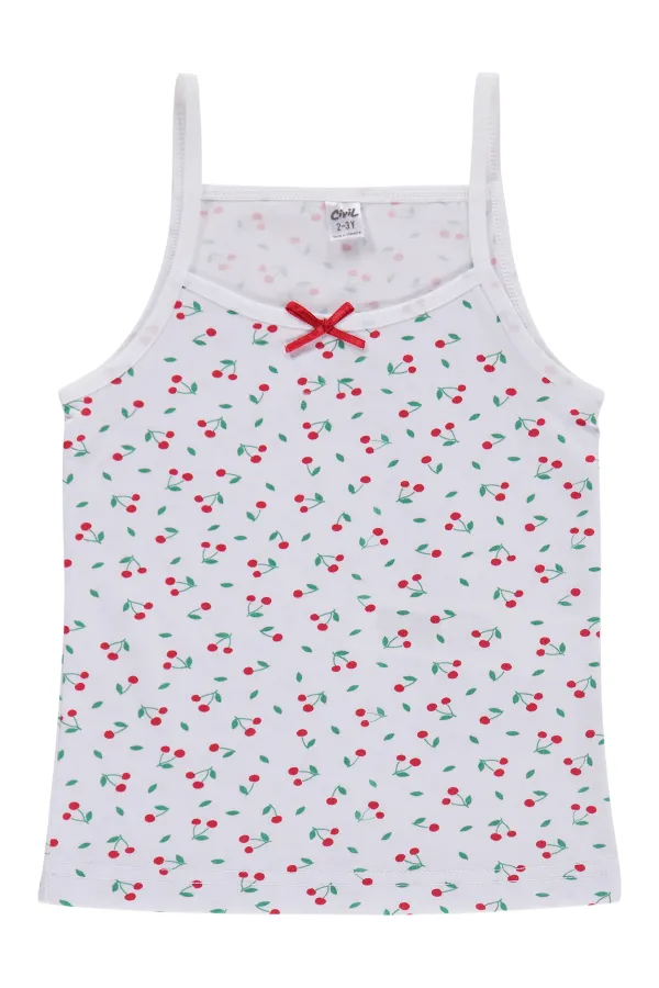 Kız Çocuk İç Çamaşırı Takım 2-9 Yaş Beyaz - Paket