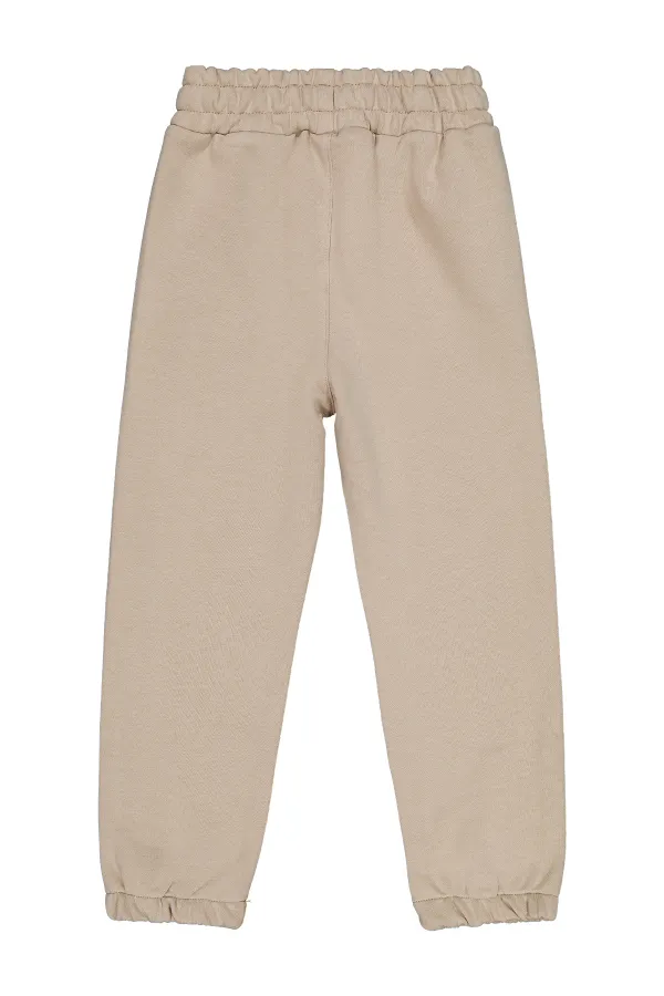 Bas de survêtement garçon 6-9 ans beige - Lot