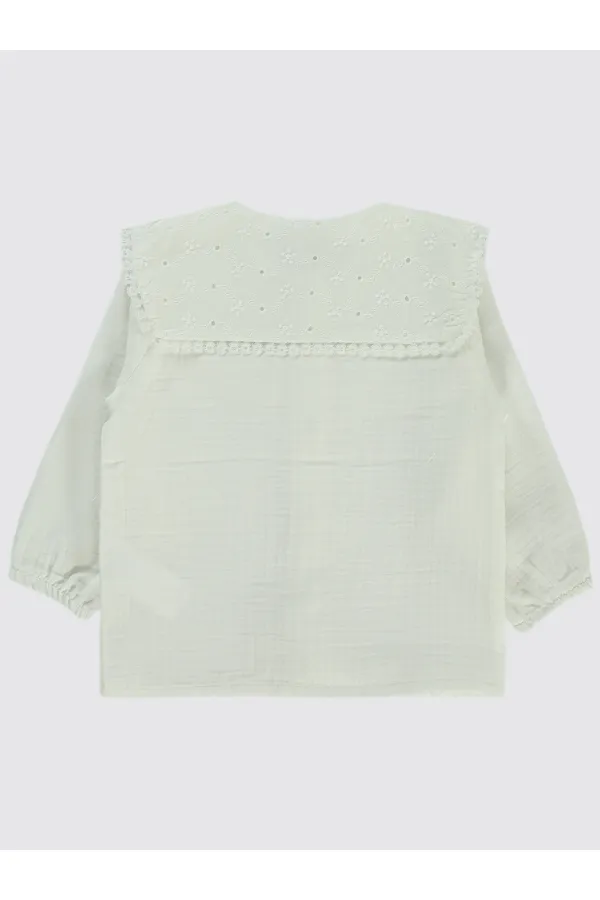 Bebek Gömlek 0-24 Ay Ekru - Paket