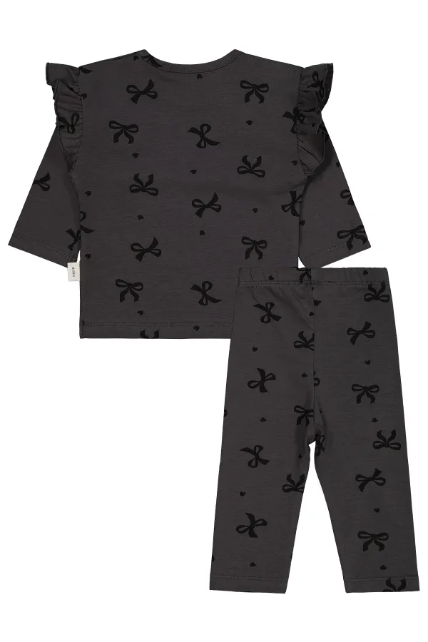 Bebek Takım 0-24 Ay Antrasit - Paket