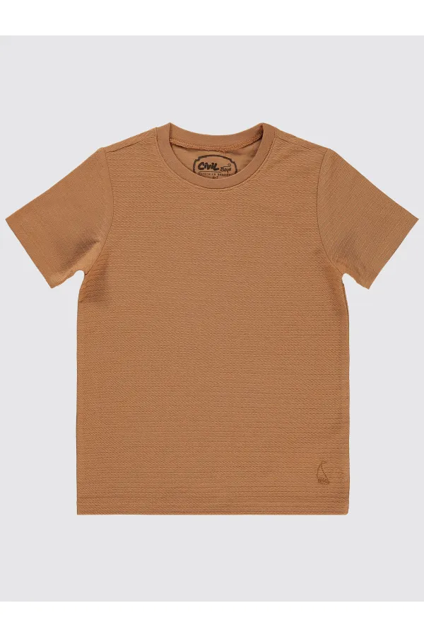 T-shirt garçon 6-9 ans Cannelle - Emballage