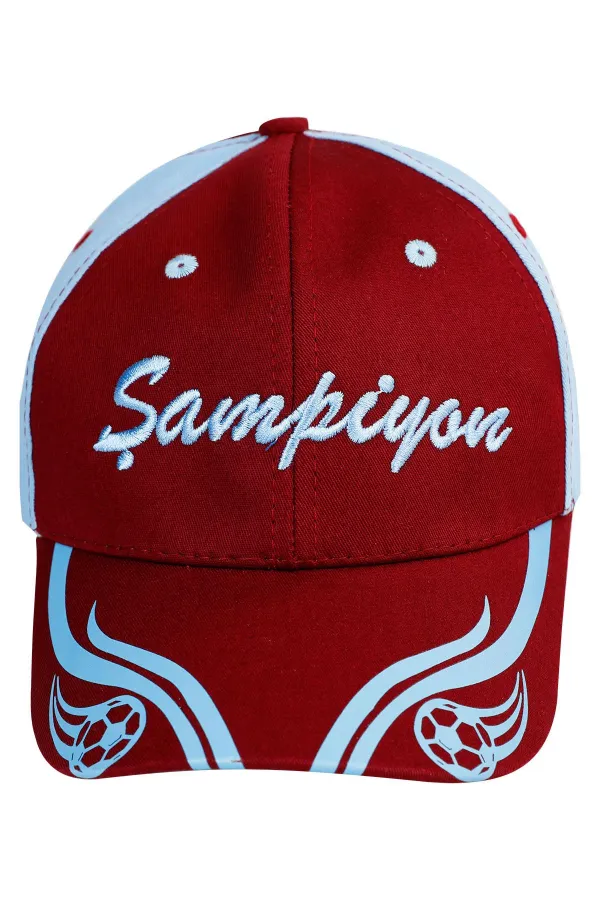 Chapeau et béret garçon 6-9 ans rouge bordeaux - Ensemble