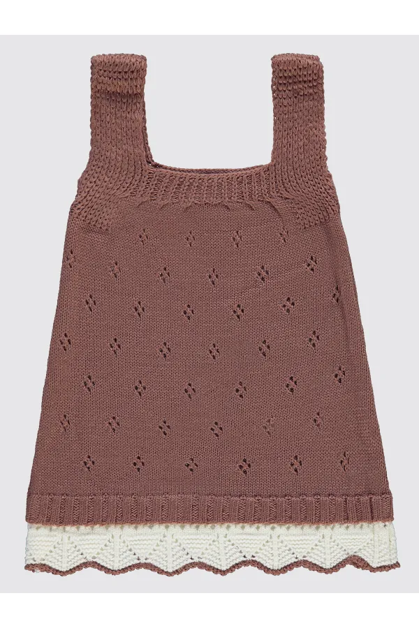 Baby Vest and Dress 0-24 Months Dusty Rose - Package