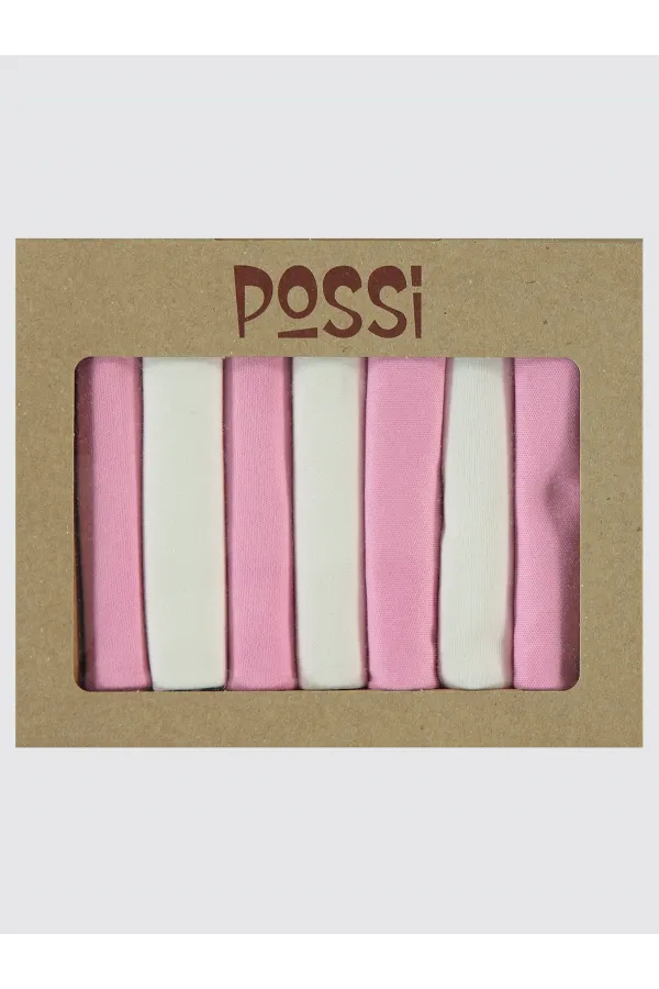 Bebek Ağız Bezi ve Mendili 0-24 Ay Pembe - Paket