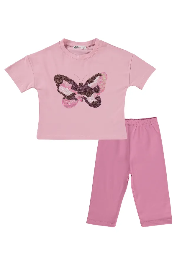 Kız Çocuk Takım 2-5 Yaş Pembe-Soft Pembe - Paket