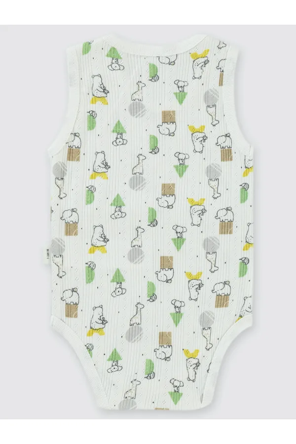 Body bébé à boutons-pression 0-24 mois écru - Emballage