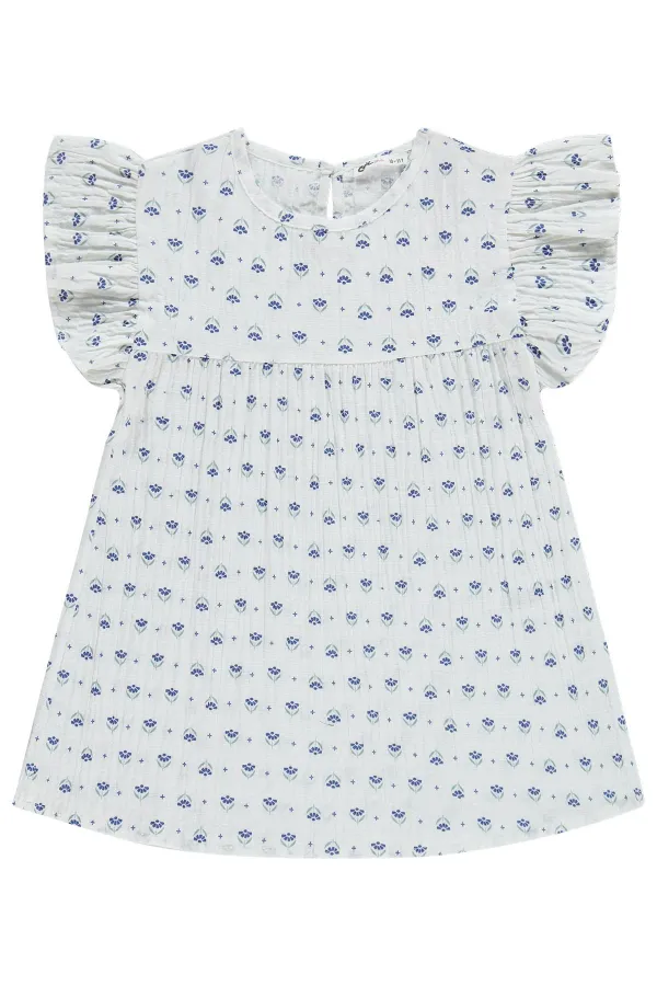 T-shirt fille, 10-13 ans, blanc cassé - Emballage