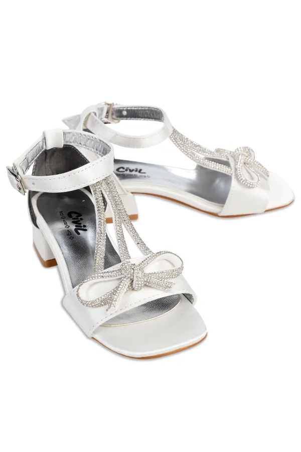 Girls' Evening Shoes Size 26-30 Pearl - Package