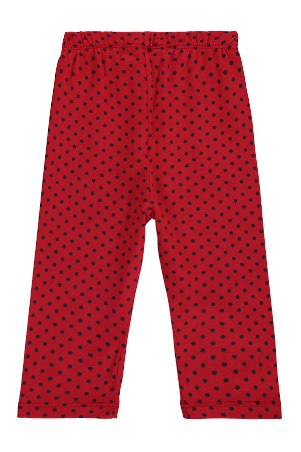 Baby Leggings 0-24 Months Red - Pack