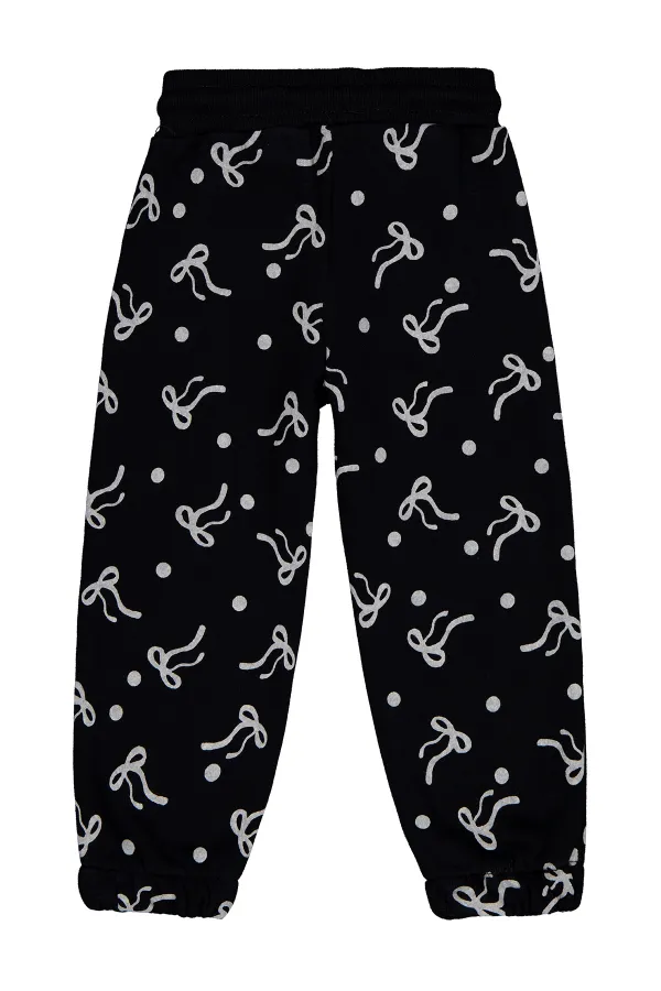 Girls Tracksuit Bottoms 2-5 Years Old Black - Pack