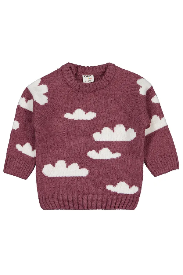 Pull bébé 0-24 mois Rose poudré - Lot