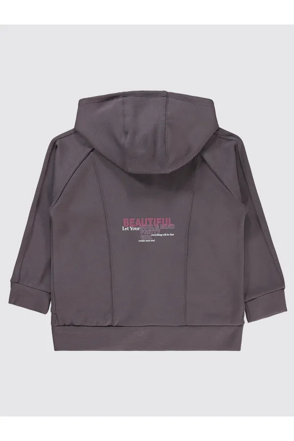 Girl Cardigan 6-9 Years Light Smoke - Package Girl Cardigan 6-9 Years Light Smoke - Package
