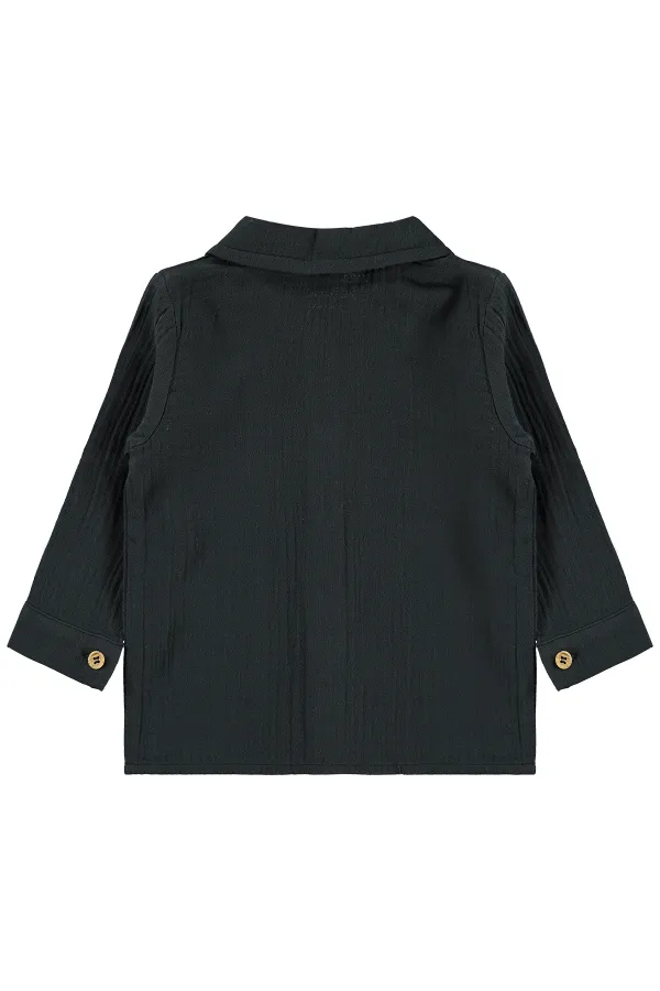 T-shirt bébé 0-24 mois anthracite - Lot