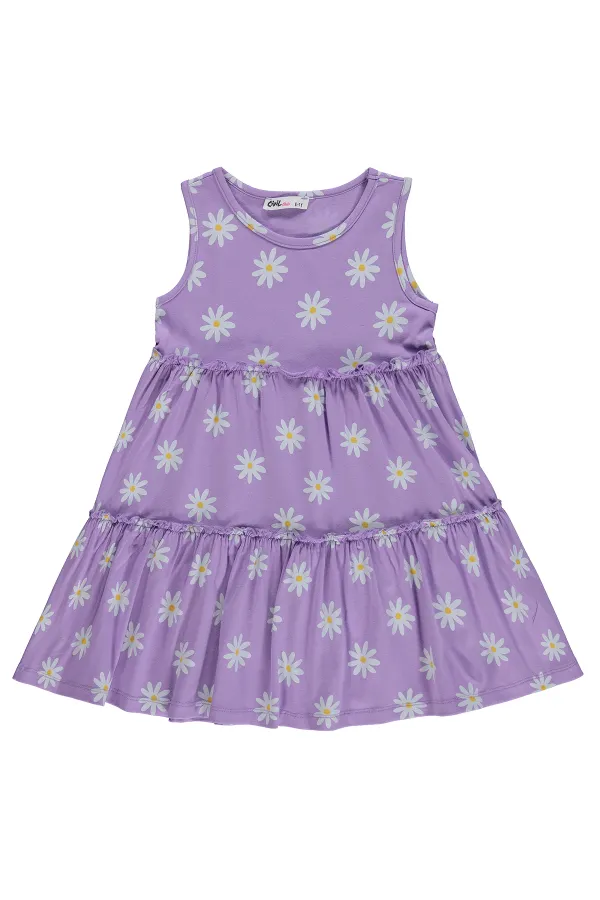 Combinaison et robe pour fille, 6-9 ans, lilas - Ensemble