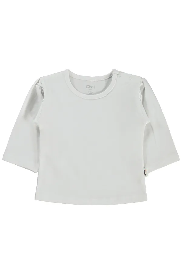 Bebek Sweatshirt 0-24 Ay Ekru - Paket